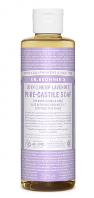 Dr Bronners Lavender Pure Castile Liquid Soap 240ml